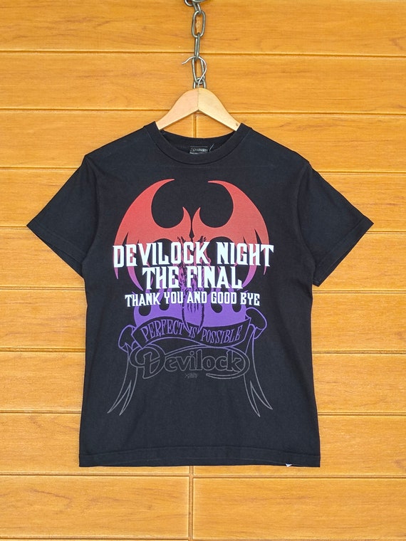 ヴィンテージ デヴィロック「ナイト・ザ・ファイナル」ツアー Tシャツ