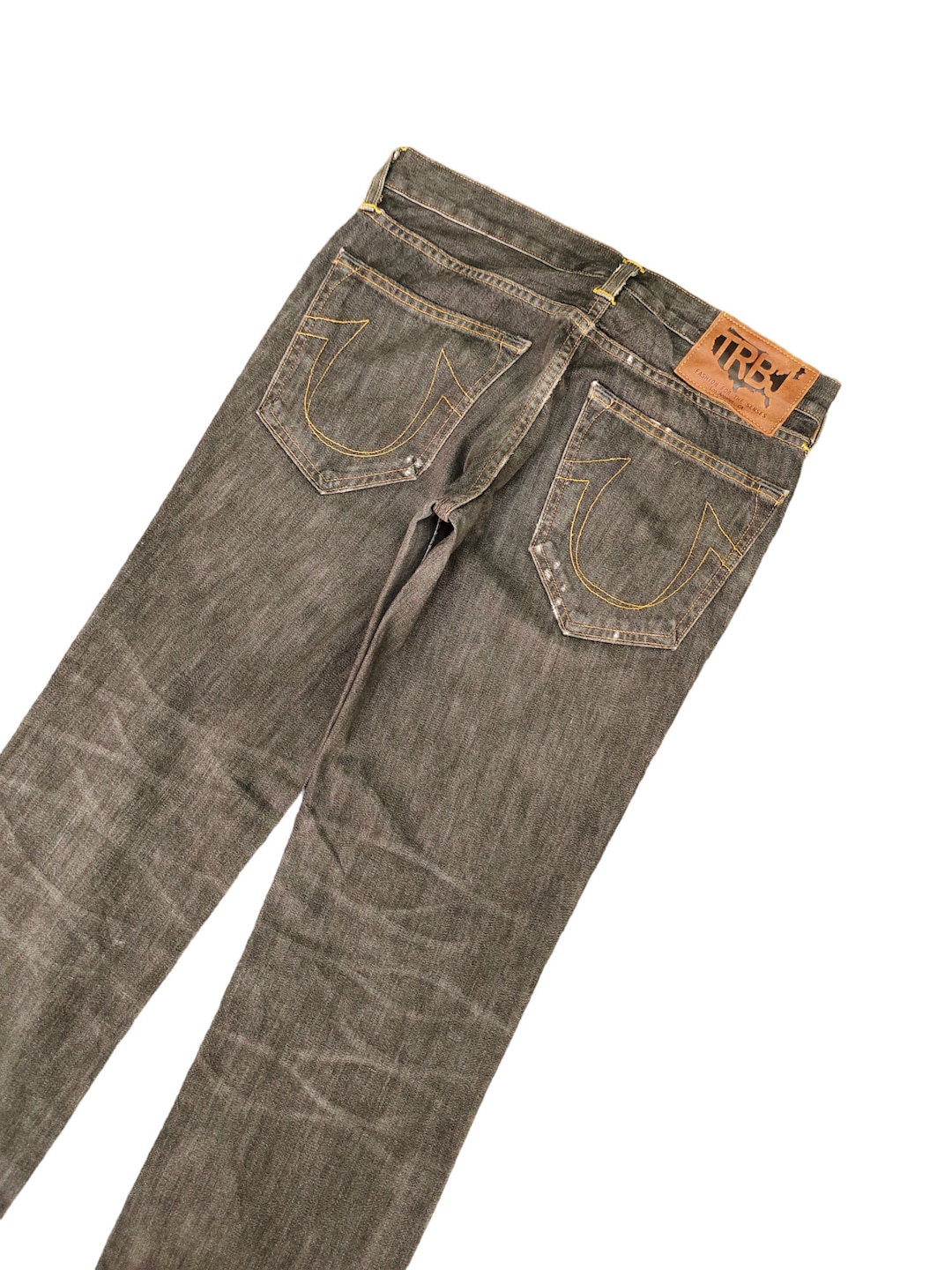 W30x34.5 Vintage Y2k True Religion Ripped Denim Jeans