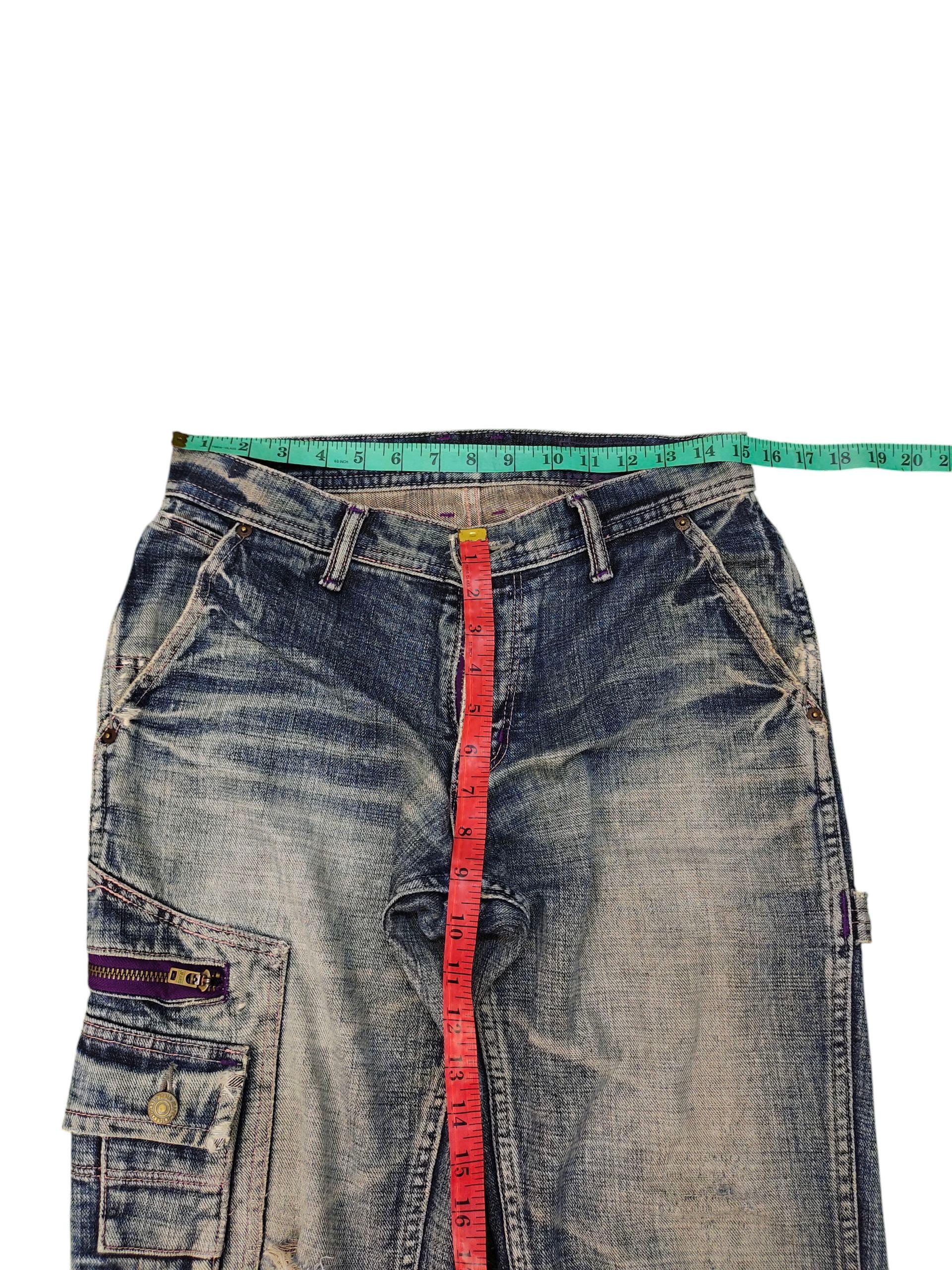 Vintage 90s Faded Jeans, Clawmark Distress, Streetwear Waist 30 - Etsy
