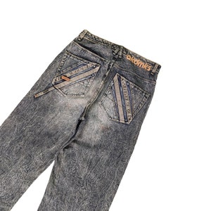 W32x32.5 Baggy Jeans Vintage 90s Akademiks Wide Leg Denim Y2k Streetwear Hip Hop Rapper Jnco Dogtown Southpole Waist 32
