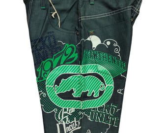 Shorts vaqueros vintage Ecko Unltd con estampado de grafiti