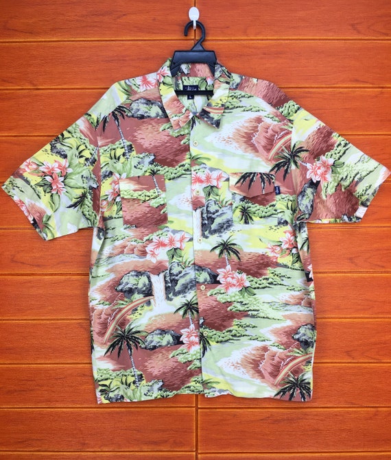 stussy hawaiian jacket