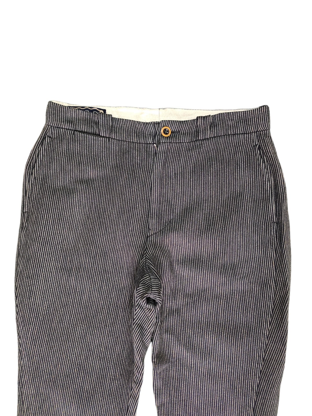 Vintage 90s Striped Cotton Pants - 45RPM - W30 - Etsy