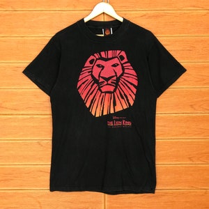Vintage 90s THE LION KING Disney T-Shirt / The Lion King The broadway Musical / Roger Allers / Irene Mecchi / Size M