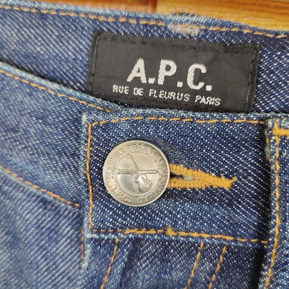 Vintage A.P.C. Cure Straight Cut Denim Jeans - Waist 29 - Etsy