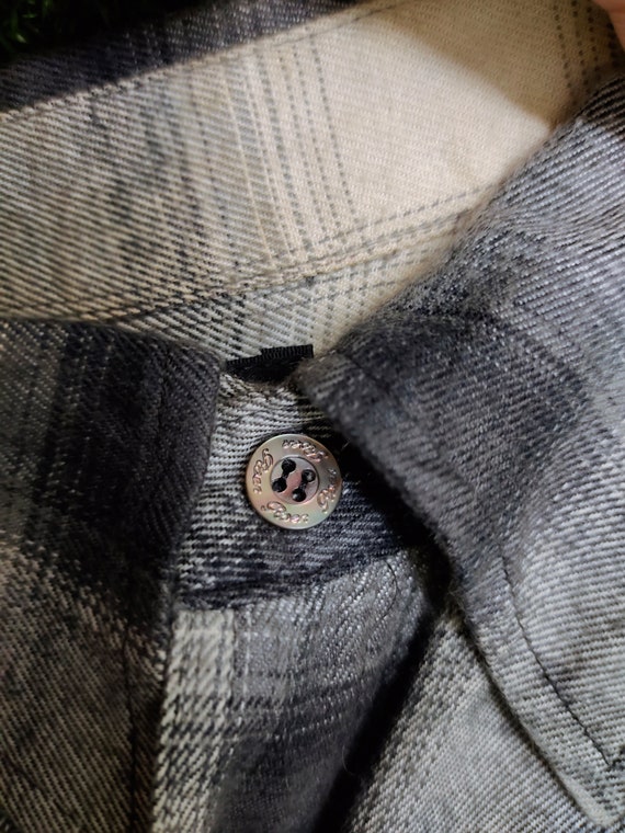 Vintage Roen by Hiromu Takahara Skull Hybrid Plaid Shirt