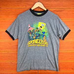 Vintage 2000s SpongeBob Schwammkopf Nickelodeon T-Shirt / 2004 viacom international Nickelodeon / Größe S