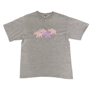 Vintage 1990s Resonate x Goodenough Four Elephant Printed T-Shirt Hiroshi Fujiwara Design Style Size M