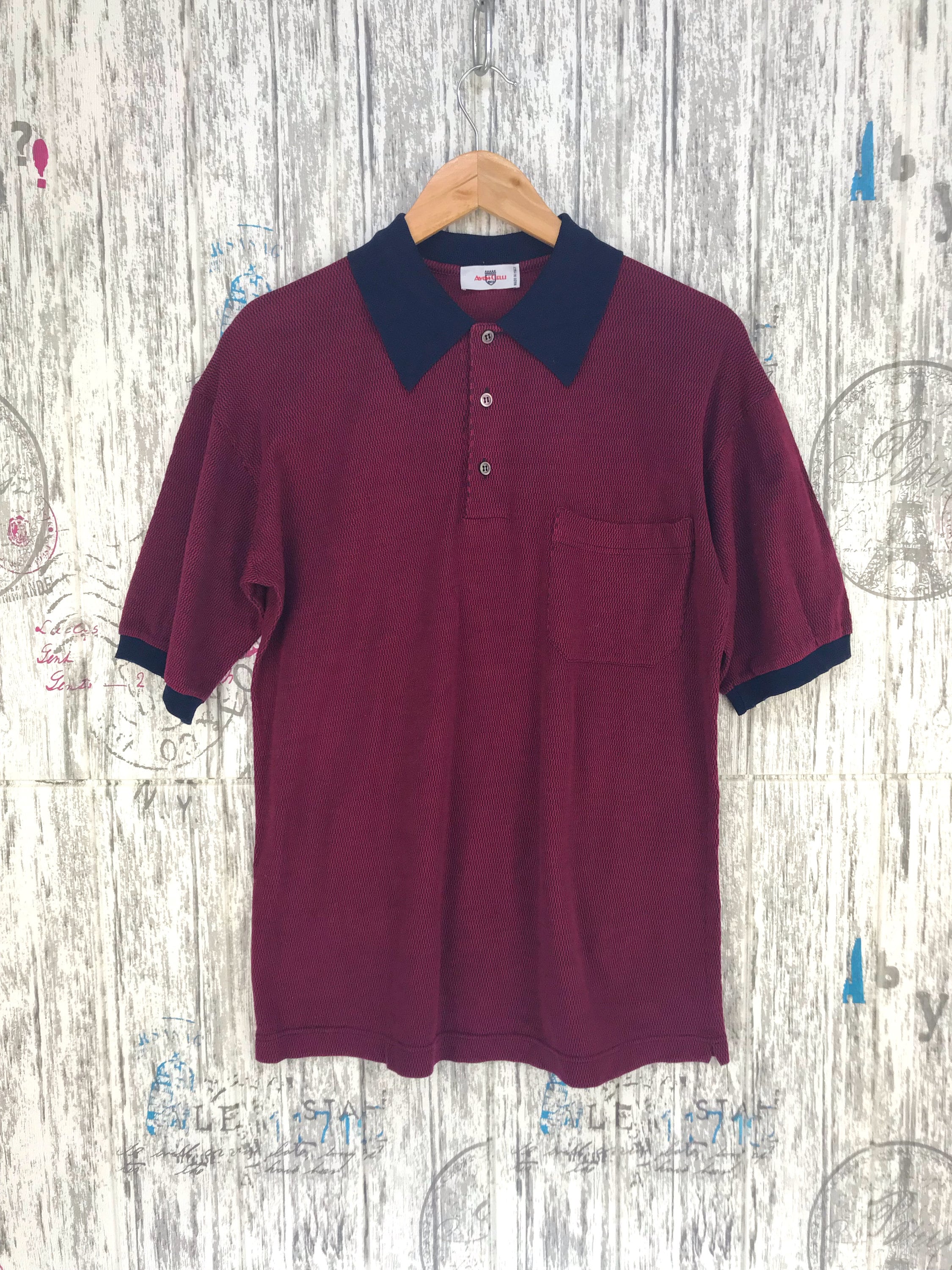 激安超安値 Vintage Etsy - Size Medium Shirt Polo Italy in Made CELLI AVON トップス