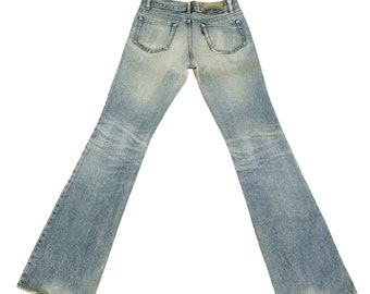 W31x35 Vintage Flare Jeans 5351 Pour Les Hommes Denim Jean Boot