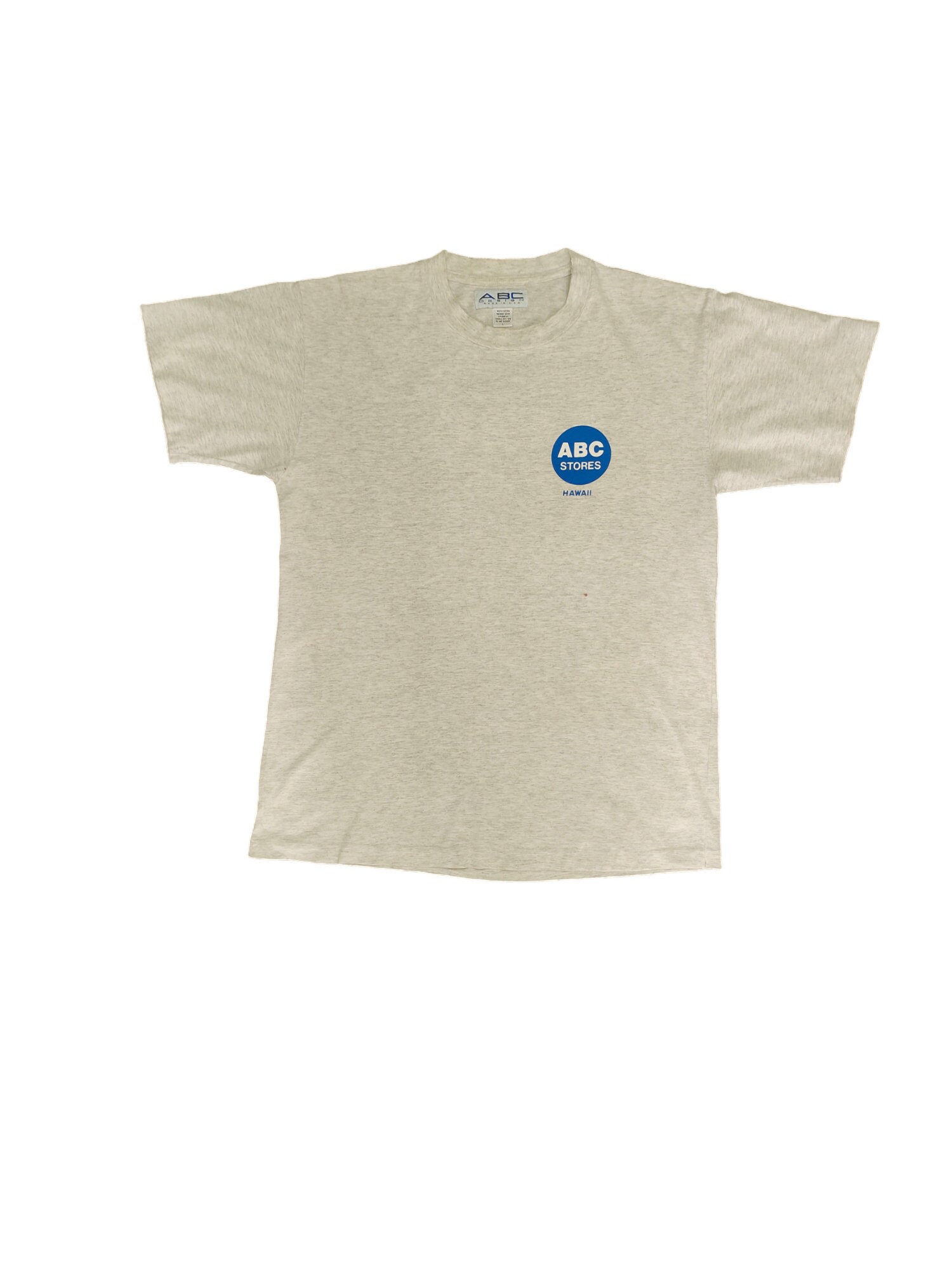 Vintage 90s ABC Stores Hawaii Distressed Roundneck T-shirt Vintage 90s ABC Stores Hawaii Distressed Roundneck T-shirt