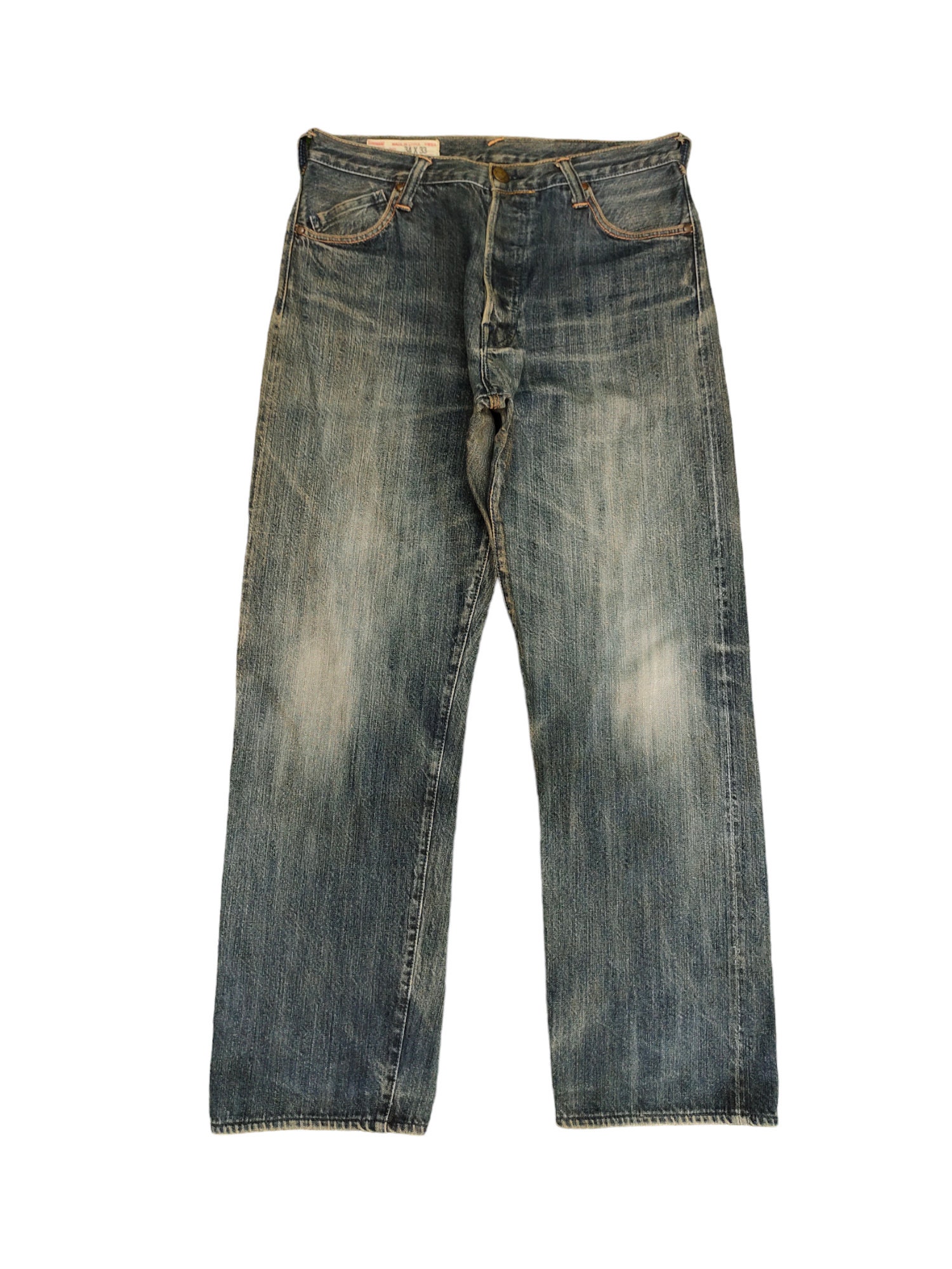 W33x30 Vintage Yamane Evisu Calvin Leong Made Selvedge Denim Jeans