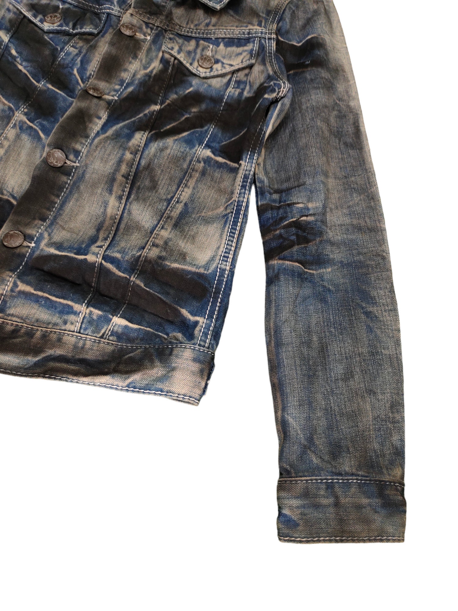 ファッション姫 通販 Buffalo Bobs Clawmark Waxed Denim Jacket Vintage Streetwear ジャケット・アウター