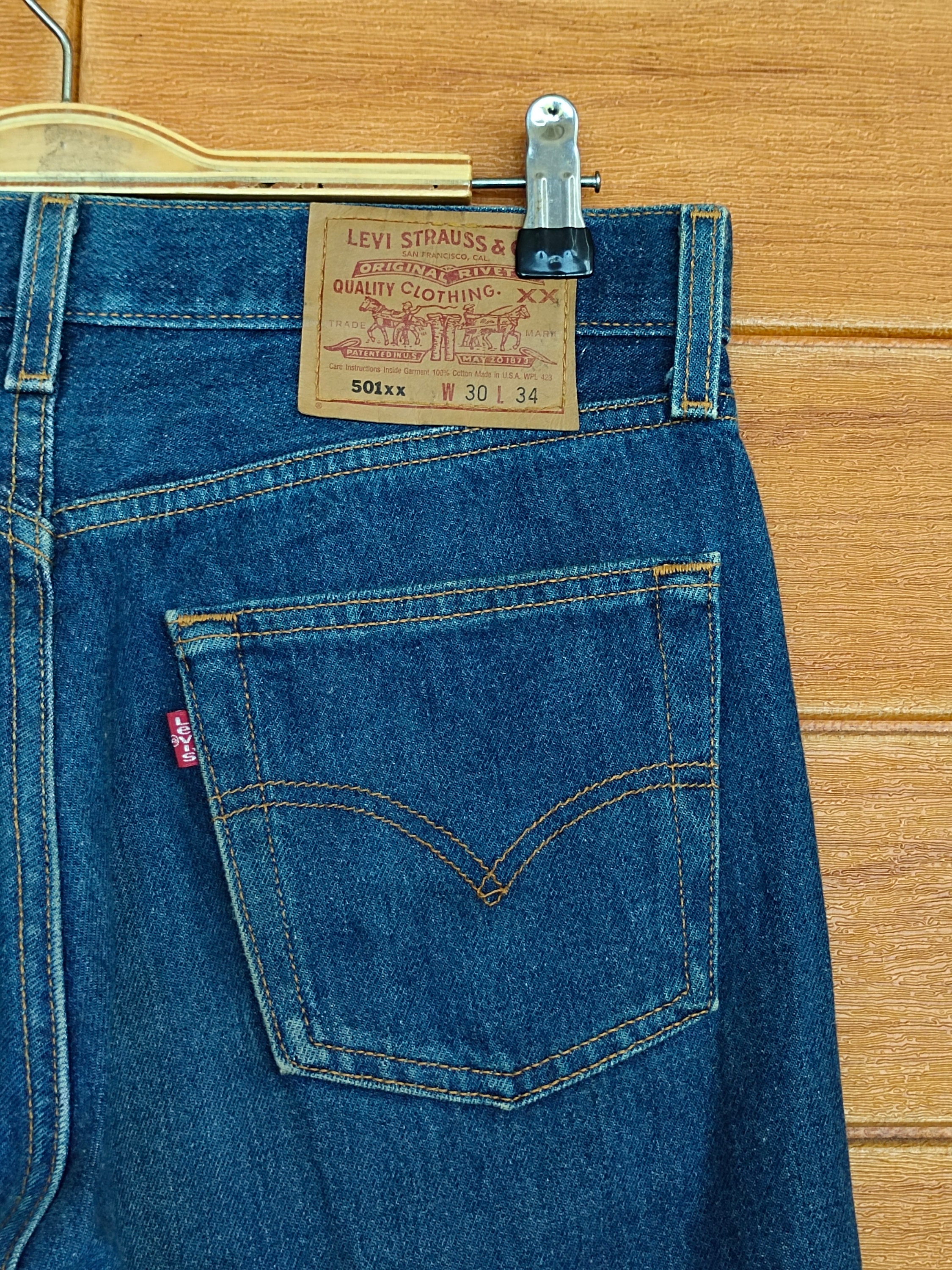 Vintage 90s Levi's 501xx Jeans - Waist 30 - Etsy