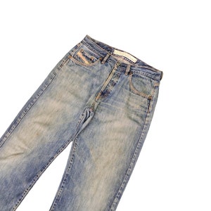 Vintage Diesel Baggy Jeans - Y2K Wide Leg Denim (w34x33) - Etsy