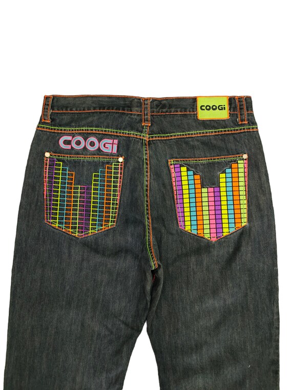 Baggy Jeans Coogi Denim Wide Loose Y2k Jnco Style… - image 3