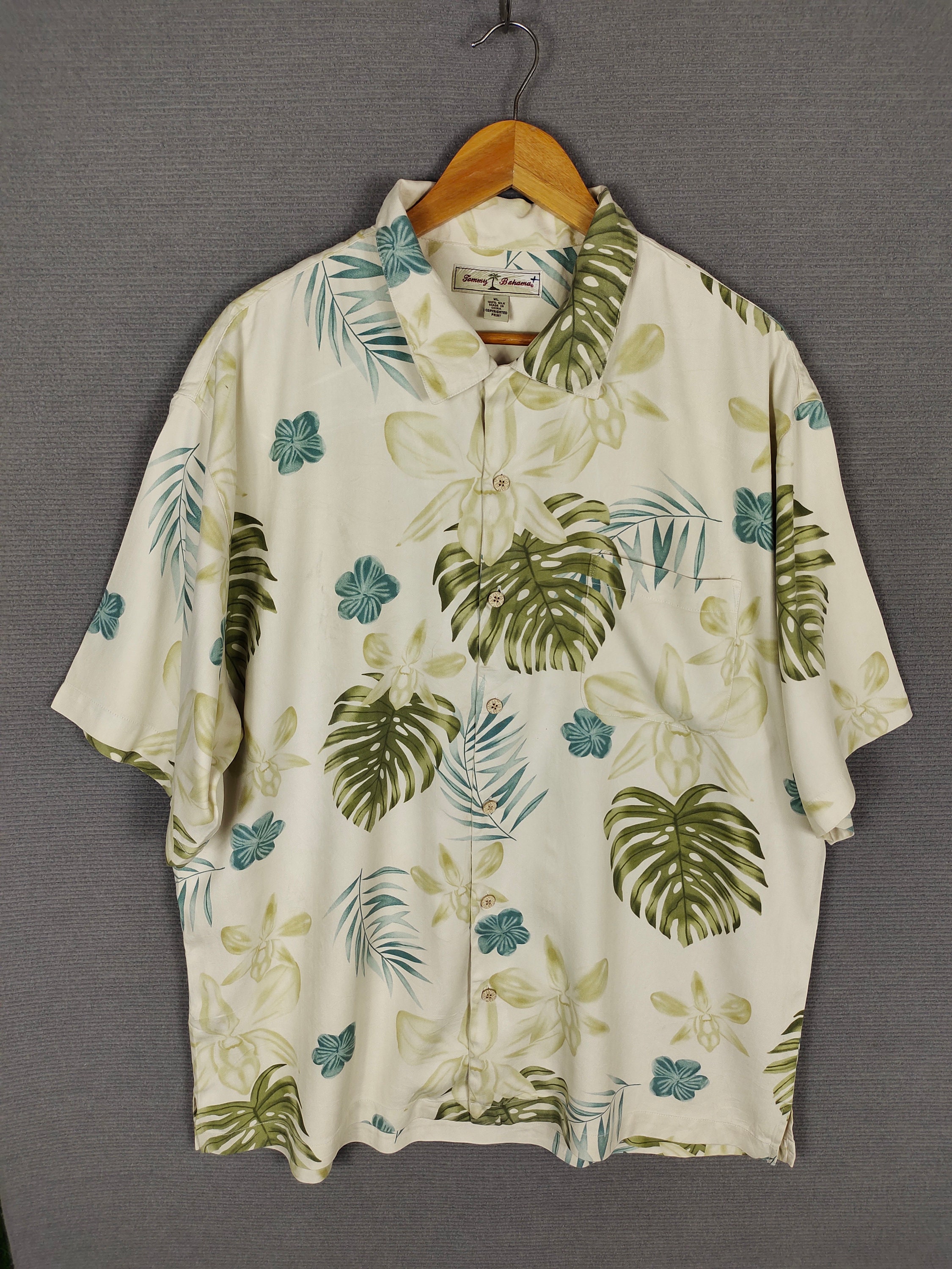 Tommy Bahama Vintage Silk Hawaiian Shirt - Etsy