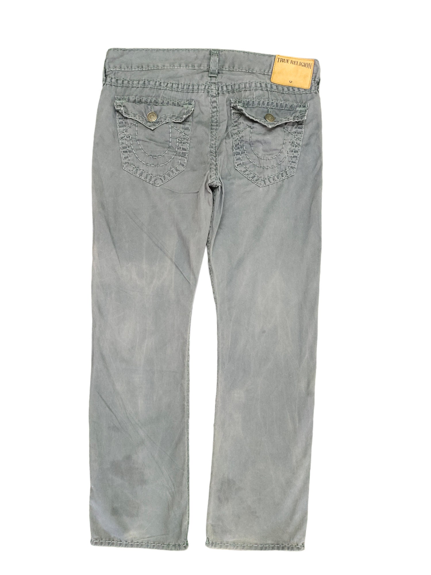 Vintage True Religion Ricky Relaxed Straight Jeans - W36, Made in 