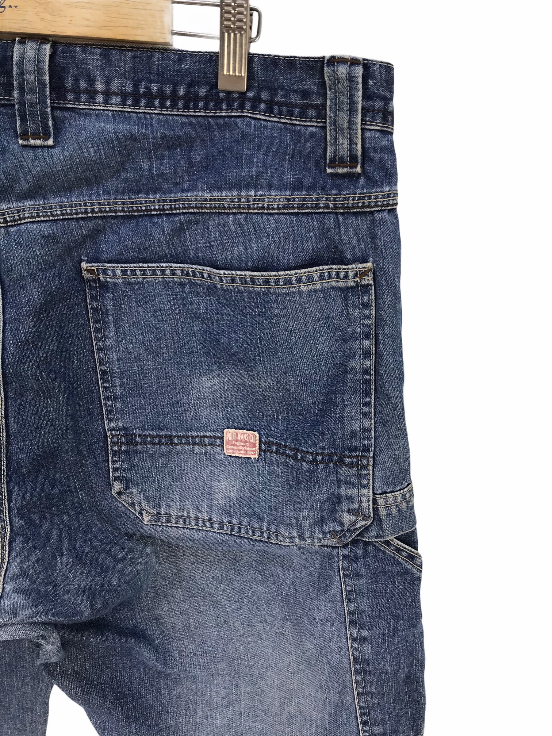 W36x30 Vintage 90s Polo Ralph Lauren Ackley Carpenter Denim Jeans