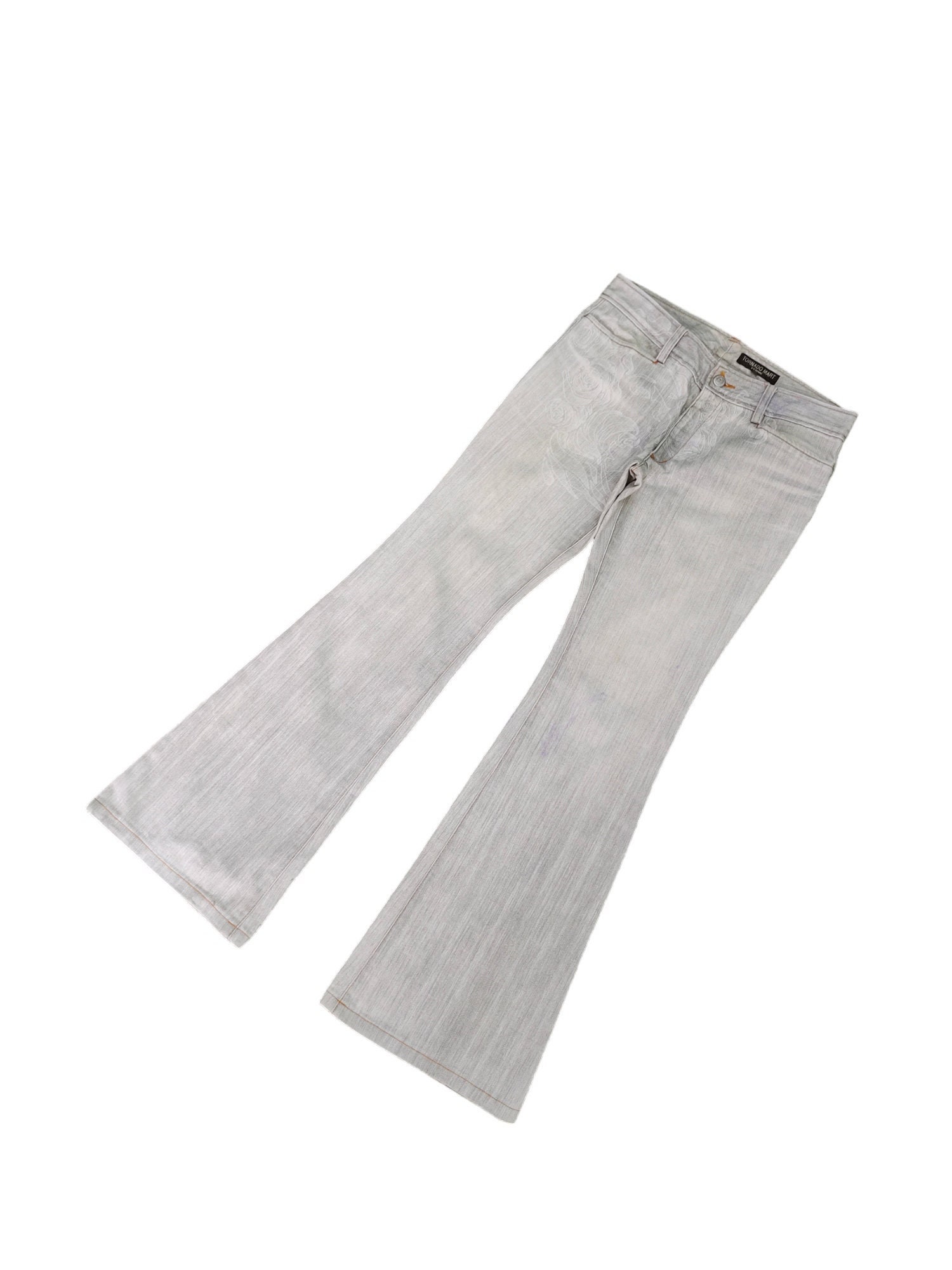 tornado mart weathered flare jeans Y2K tornado mart weathered flare jeans Y2K