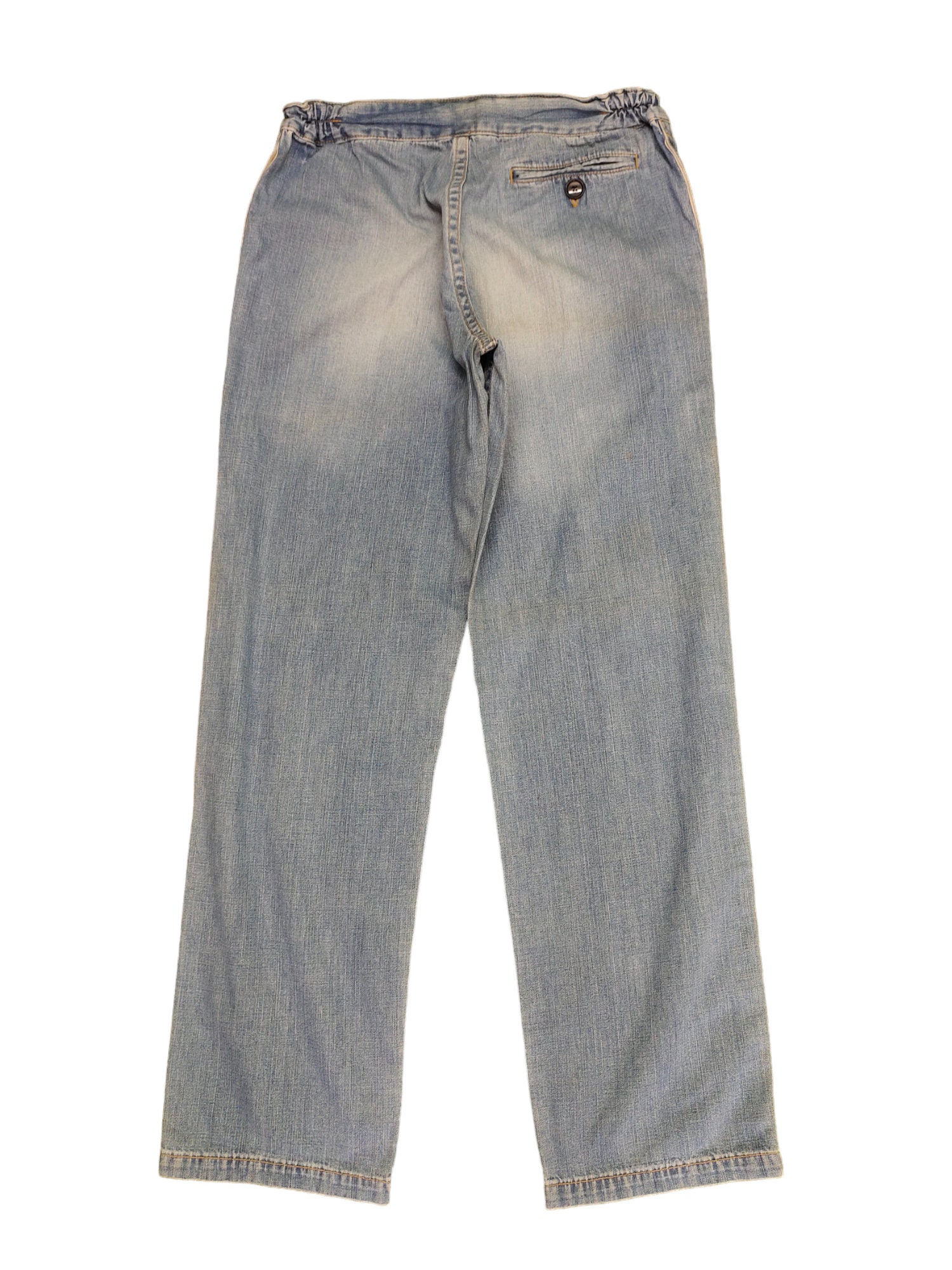 W30x31 Vintage 90s Blue Blue Japan Loose Wide Leg Denim
