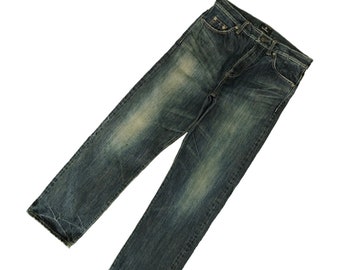 W28x32.5 1998 Gucci Black Selvedge Denim Jeans Tom Ford Era Waist