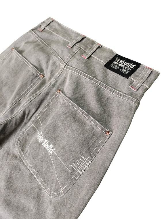 ecko unltd ECKO 極太　デニム　sk8 jnco kikwear ecko unltd ECKO 極太 デニム sk8 jnco kikwear - メルカリ