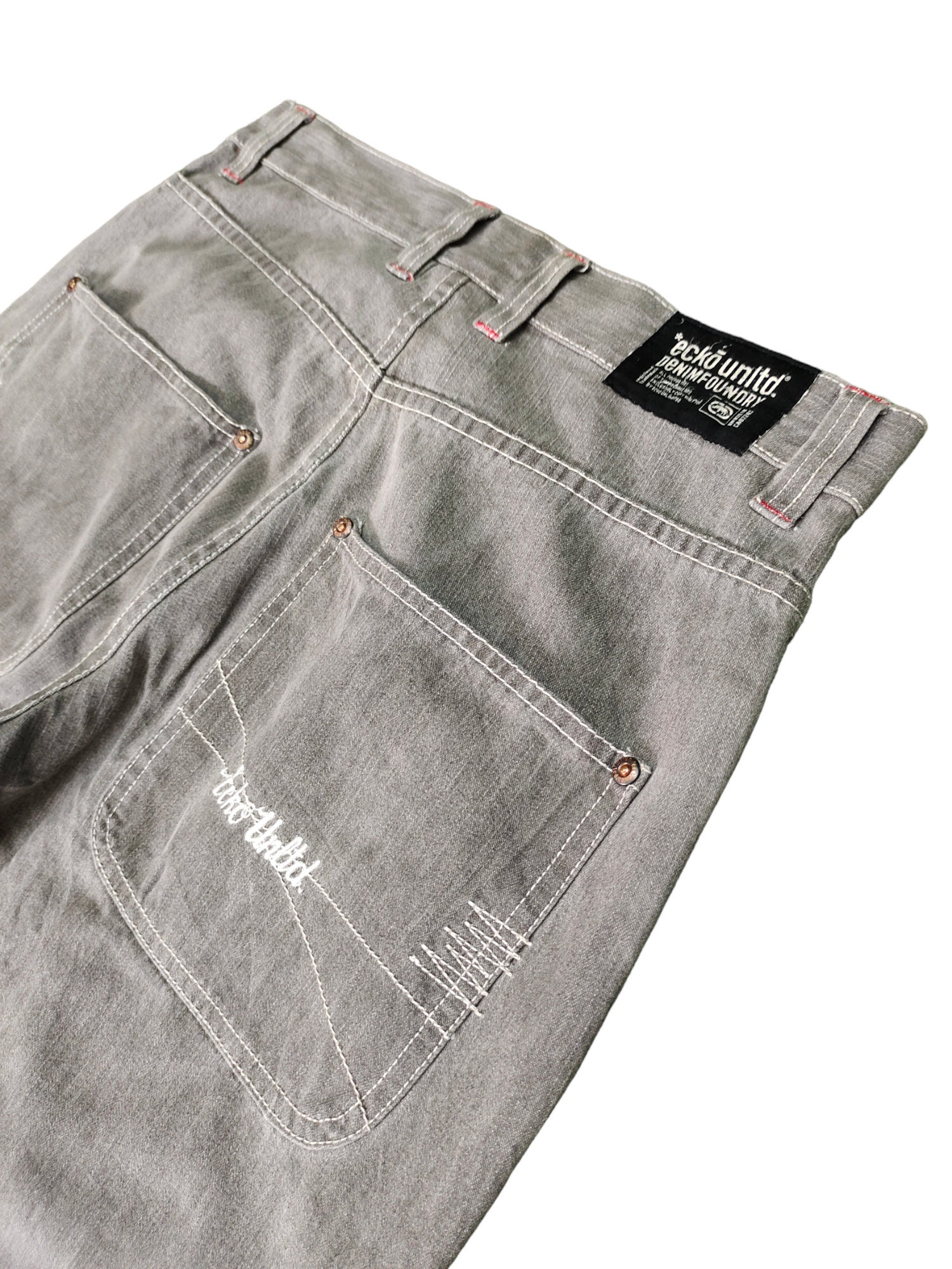 W32x28.5 Baggy Jeans Ecko Unltd. Loose 5 Pocket Wide Leg