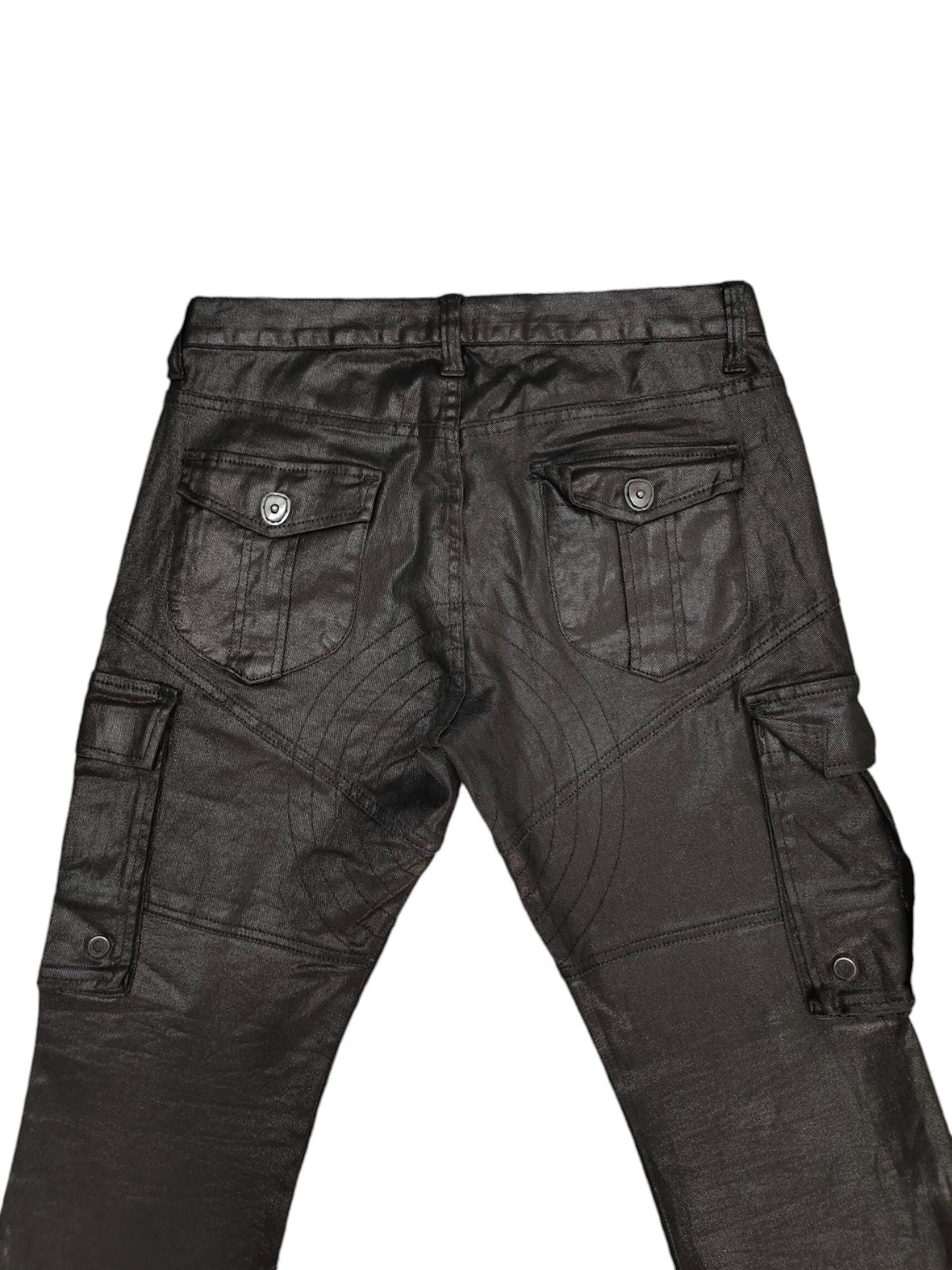 W31x32 Flare Jeans Cavaria Studded Coated Leopard Cargo W31x32 Flare Jeans Cavaria Studded Coated Leopard Cargo