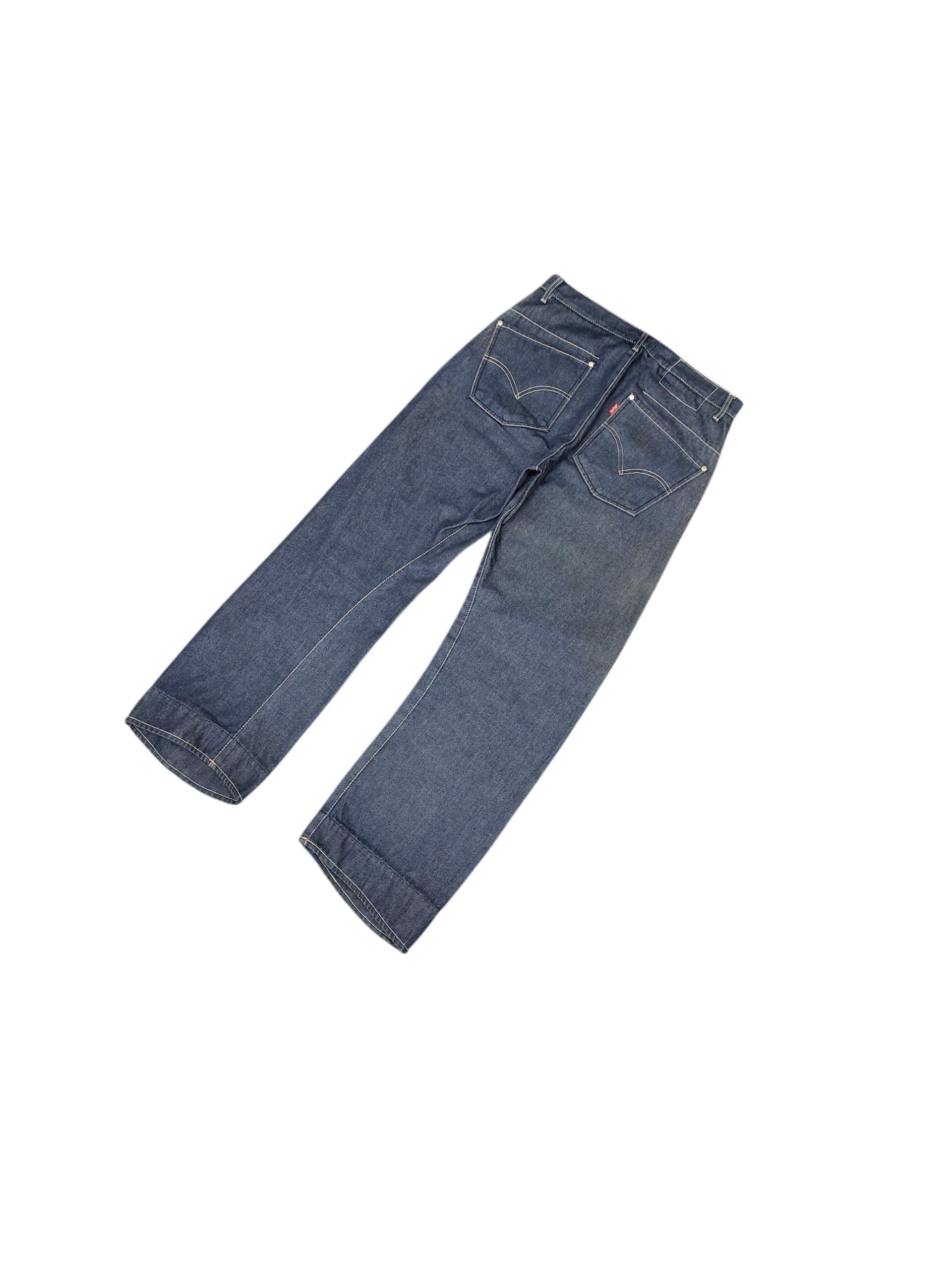 Vintage 90s Levis Engineered Denim Jeans Takuya Kimura Style Waist