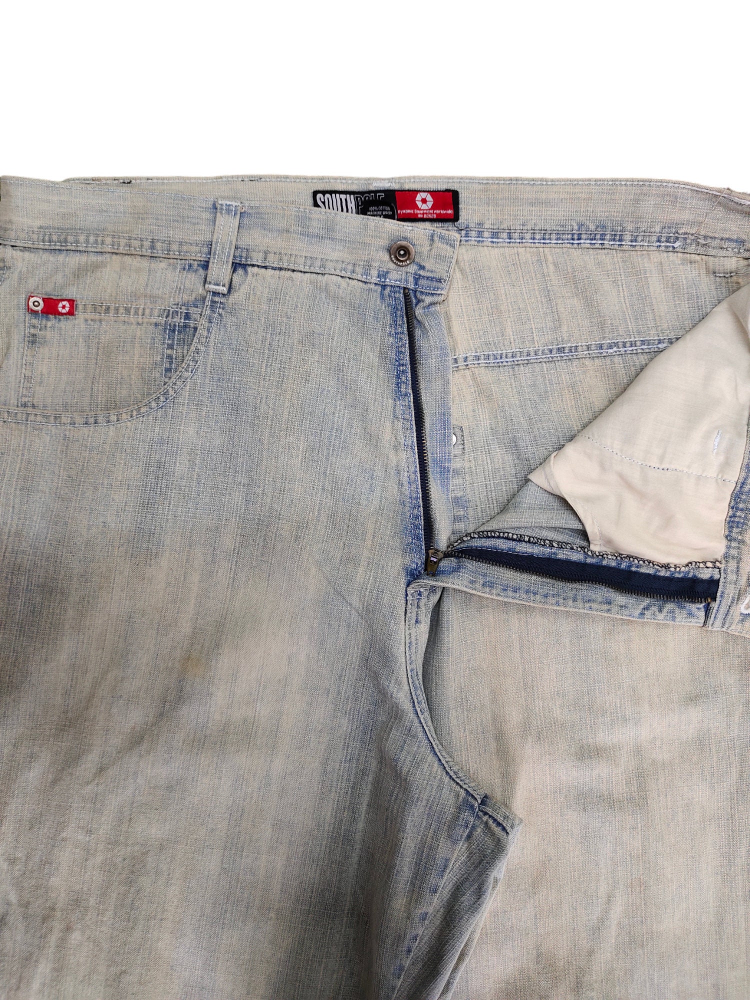 W41x33 Baggy Jeans Southpole Denim Wide Loose Y2k Streetwear