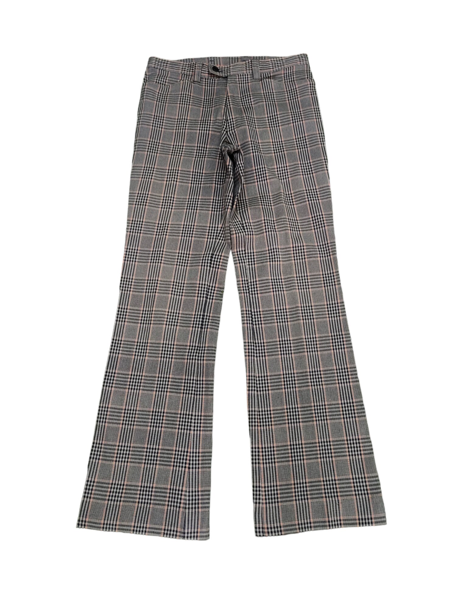 W28x28.5 OG Flare Pants Tornado Mart Checkered Plaid Bootcut