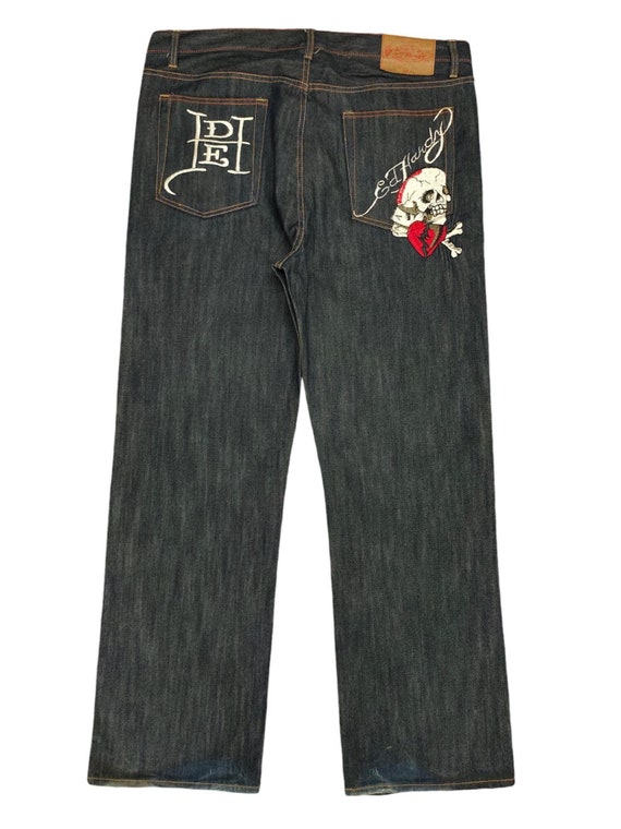 W42x37 Vintage Y2k Ed Hardy Lot 2008 Skulls Embroidered W42x37 Vintage Y2k Ed Hardy Lot 2008 Skulls Embroidered