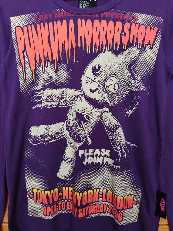 Vintage Japanese PPFM Punkuma Horror Show Longsleeve T-shirt