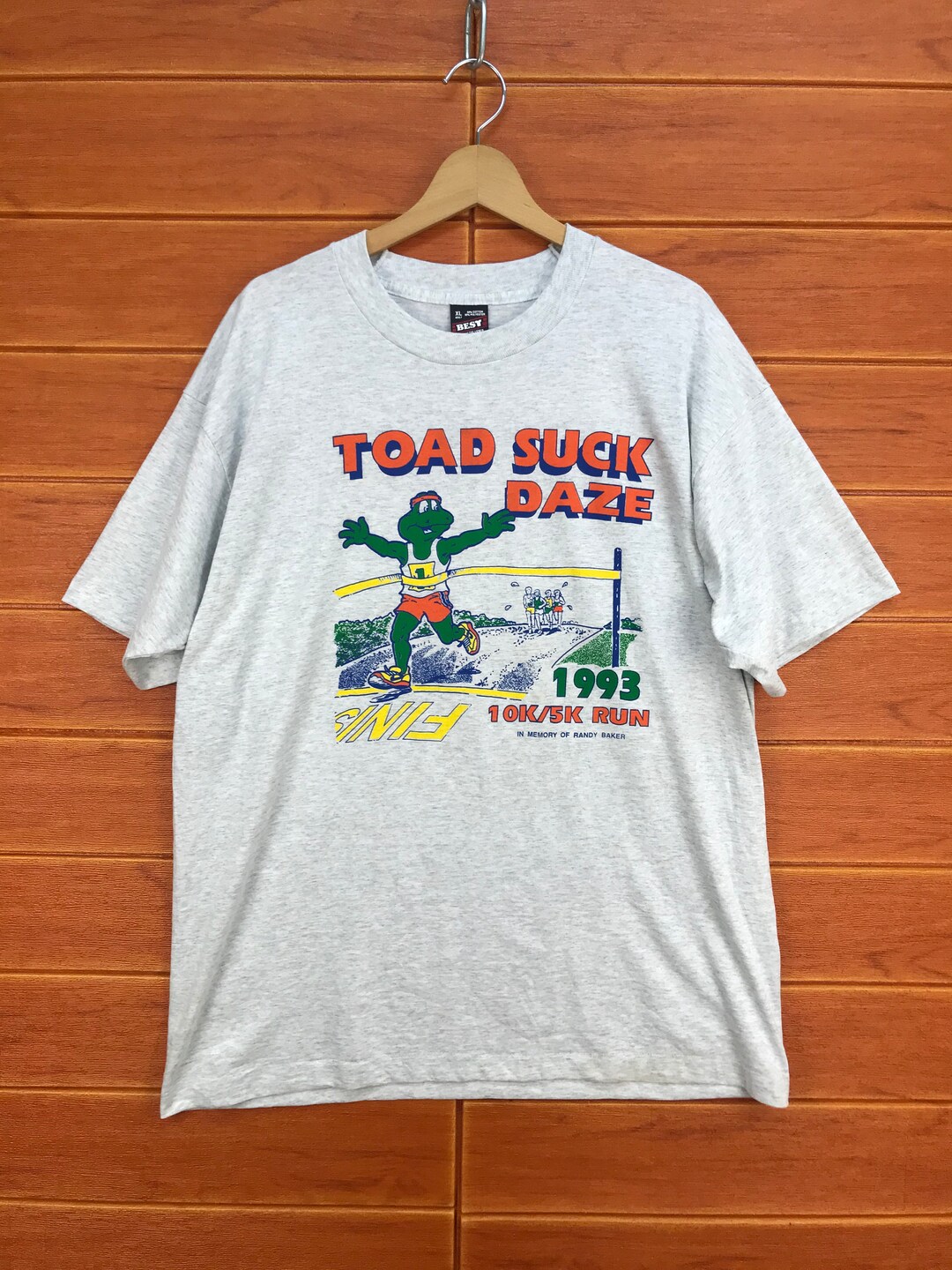 Vintage 90s Toad Suck Daze 10K Conway Arkansas T-shirt / in
