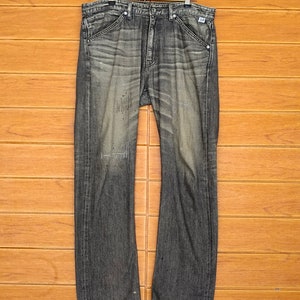 LUKER By NEIGHBORHOOD L36 x 29 Jeans en denim fuselé fin et selvedge / Taille 36