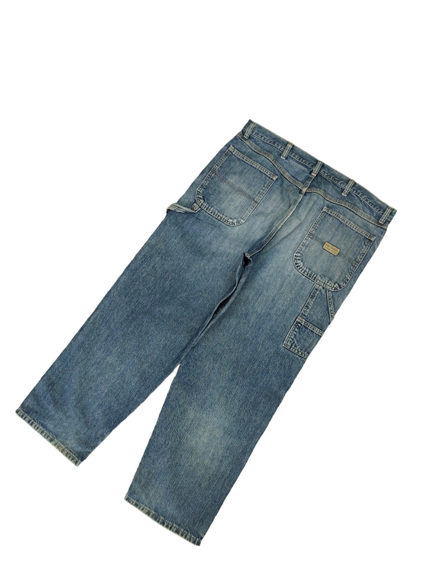 Wrangler Carpenter Jeans: Baggy Wide Leg Denim, Y2K Streetwear 