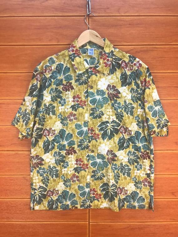 Vintage Japanese Hawaiian Made In Okinawa Aloha Shirt… - Gem