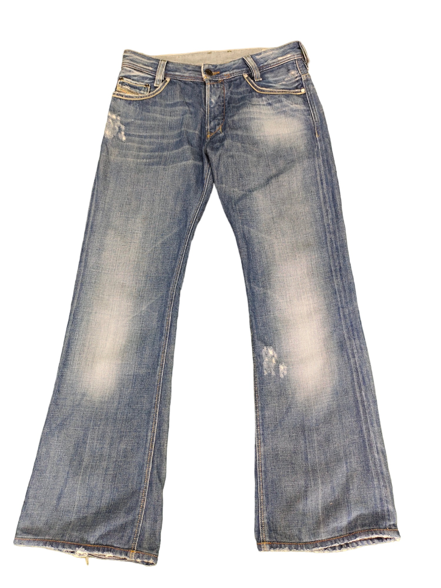 Diesel Koffha Flare Jeans - Y2K Boot Cut Denim (w29x28.5) - Etsy
