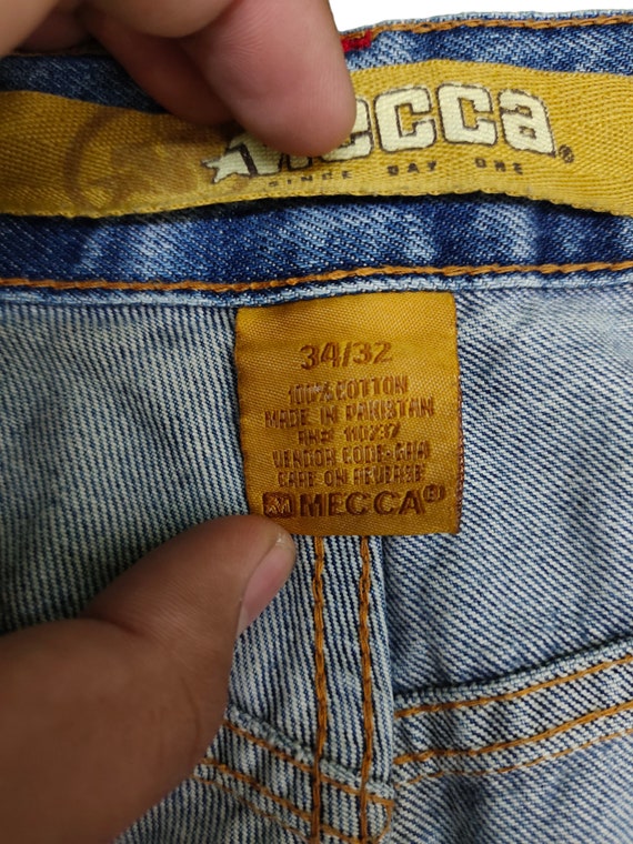 Vintage Medium Wash Mecca Y2K Jeans - W36 L34