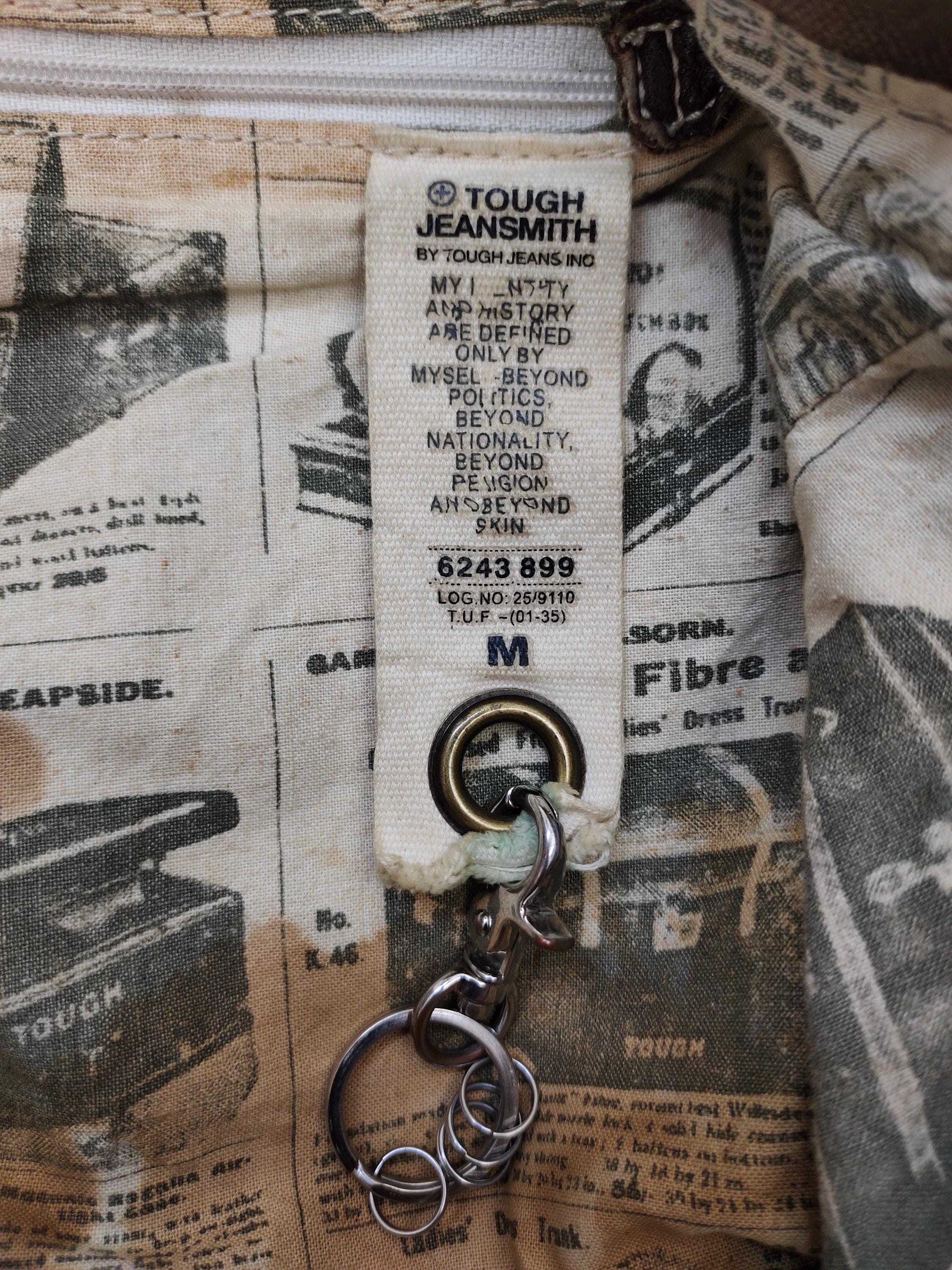 Vintage Tough Jeansmith Utility Duck Cotton Leather Sling Vintage Tough Jeansmith Utility Duck Cotton Leather Sling