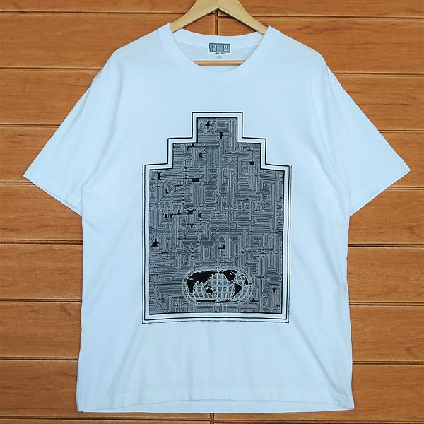 Cav Empt World Map Ziggurat T-Shirt / Undercover / Kapital / Comme Des Garcons / Yohji Yamamoto / Visvim / Size L