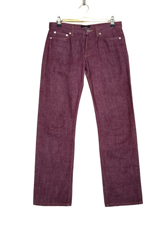 Vintage APC Selvedge Denim Jeans, Straight Cut, Made in Japan
