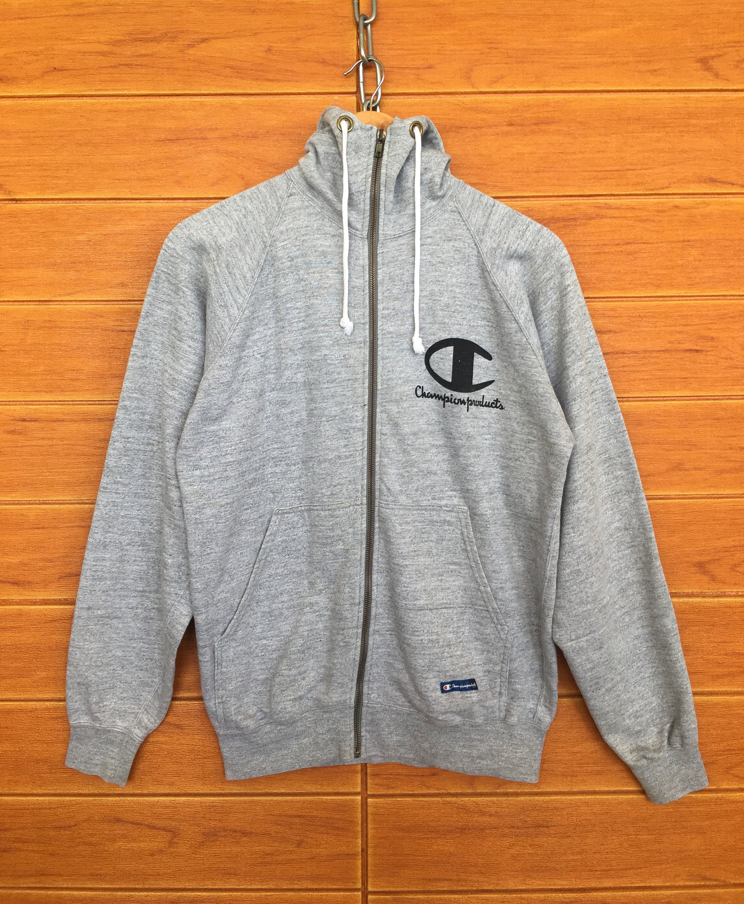 Vintage 90s CHAMPION Products Hooded Sweater / Streetwear / - Etsy