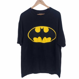 Maglietta vintage BATMAN Big Logo 2001 / DC Comics 2001 / Warner Bros. / Taglia XL