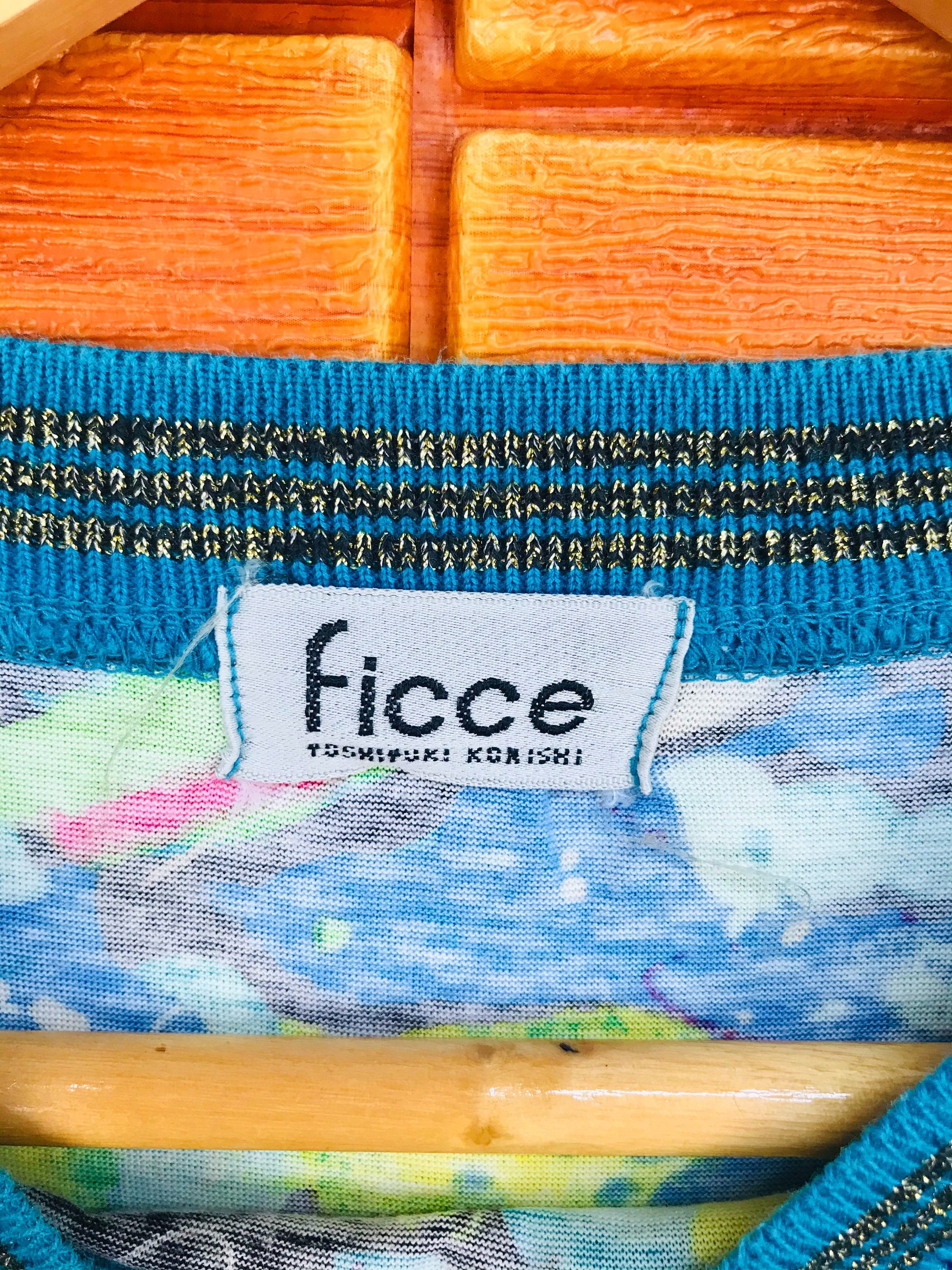 Vintage FICCE YOSHIYUKI KONISHI Moon & Sun Psychedelic
