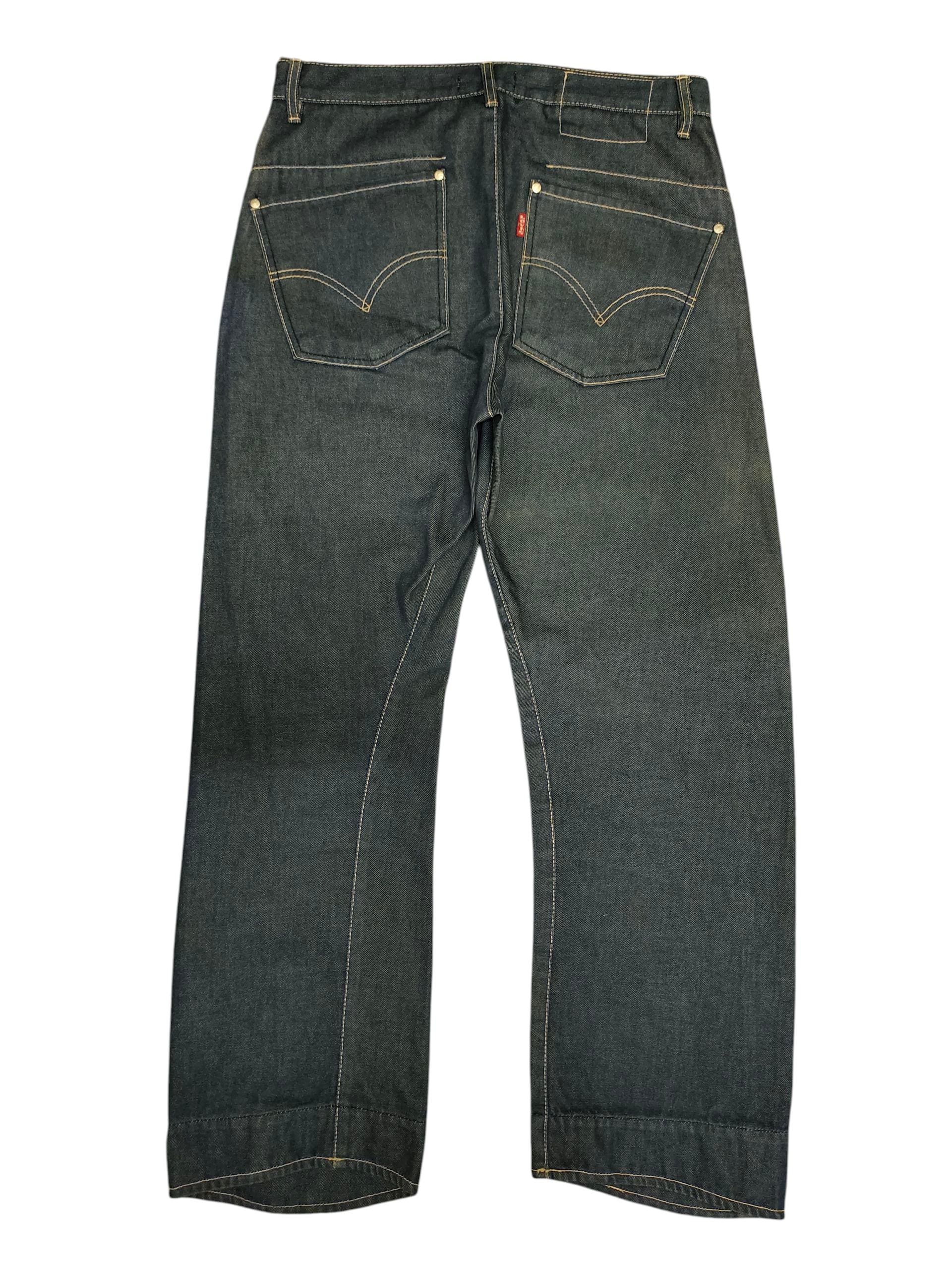 Vintage 90s Levis Engineered Denim Jeans Takuya Kimura Style Waist