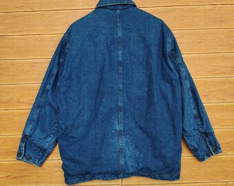 Vintage MAC HOPE Denim Chore Jacket Blanket Lined / Vintage Vintage MAC HOPE Denim Chore Jacket Blanket Lined / Vintage