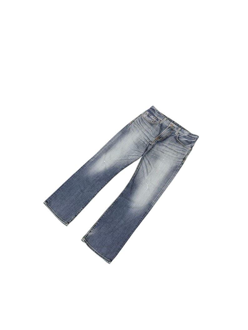 Vintage Edwin 503 Regular Clawmark Distress Faded Jeans, Comme Des Garcons Undercover, Waist 32 image 1