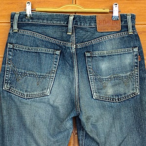 W31x27 Vintage 90s Edwin 505ZX Selvedge Distressed Denim Jeans / Edwin Redline Denim / Waist 31